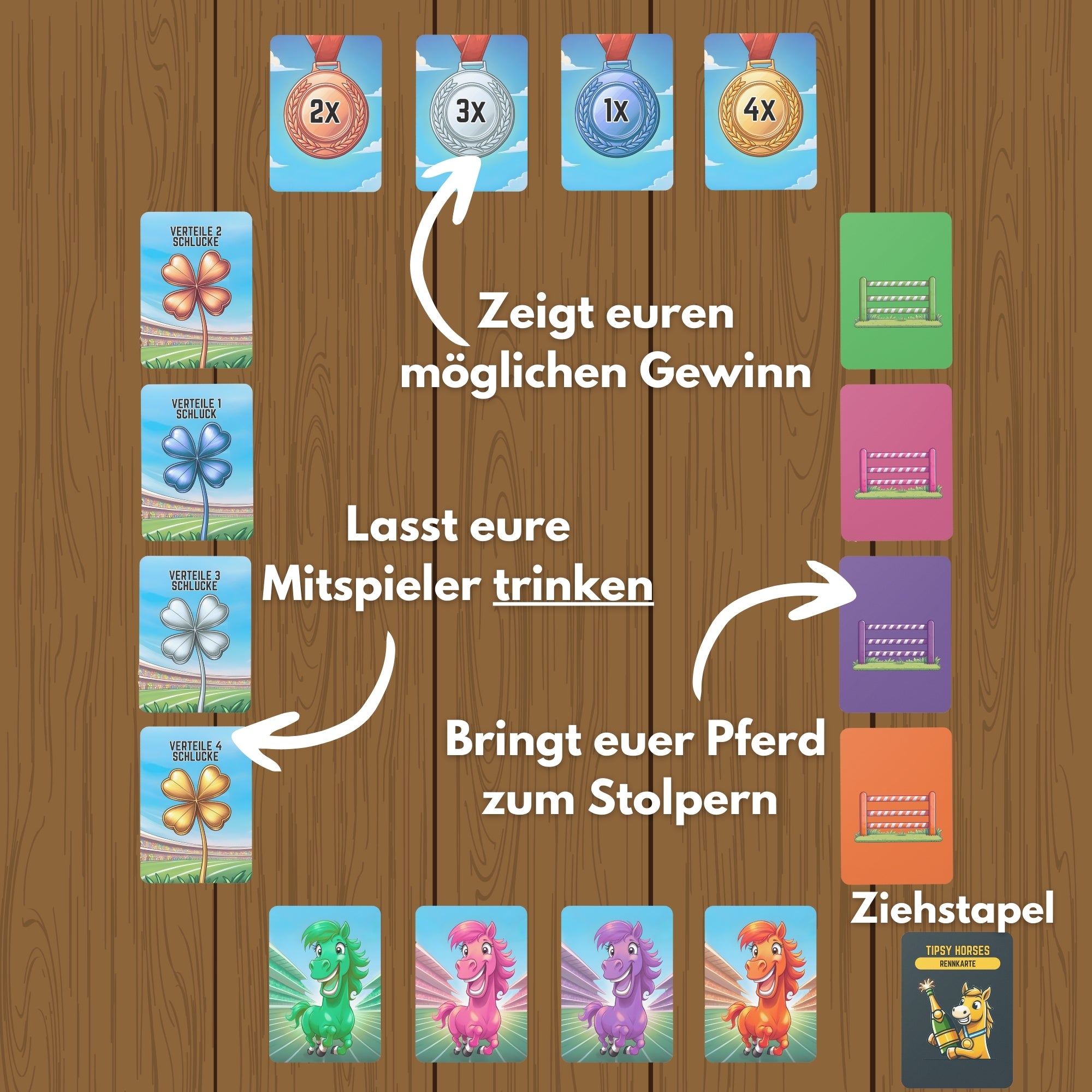 Tipsy Horses - Der Renner auf jeder Party