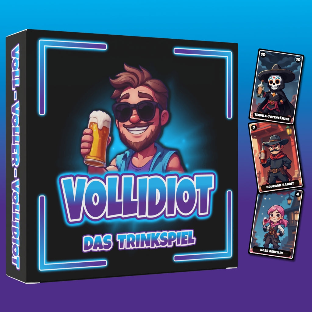 Vollidiot - Voll, Voller, Vollidiot - Das Trinkspiel